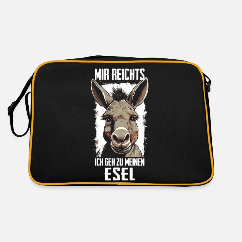 Esel Eselchen Maultier Muli Retro Tasche