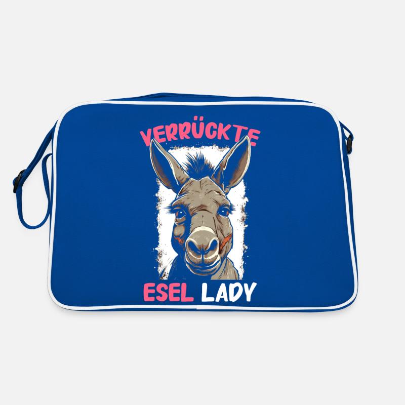 Esel Eselchen Maultier Muli Retro Tasche