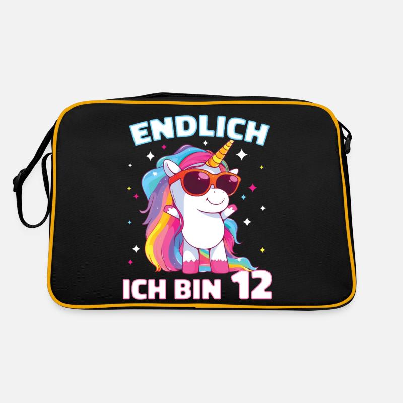Geburtstagsgeschenk 12 Jahre Geburtstagskind Retro Tasche