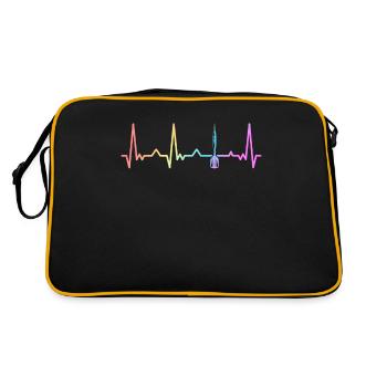 Fléchettes Fléchettes Joueur de fléchettes Fléchettes - Sac Retro - noir/or - Dos