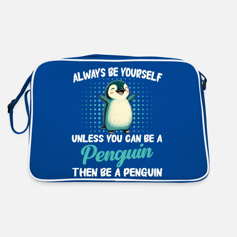 Pinguin Pinguine Tier Retro Tasche