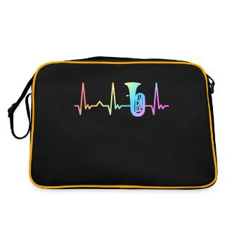 Tuba Tuba Player - Retro Bag - black/gold - Back