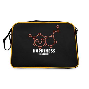 Chimiste Chimie Science Atome Molécule - Sac Retro - noir/or - Dos