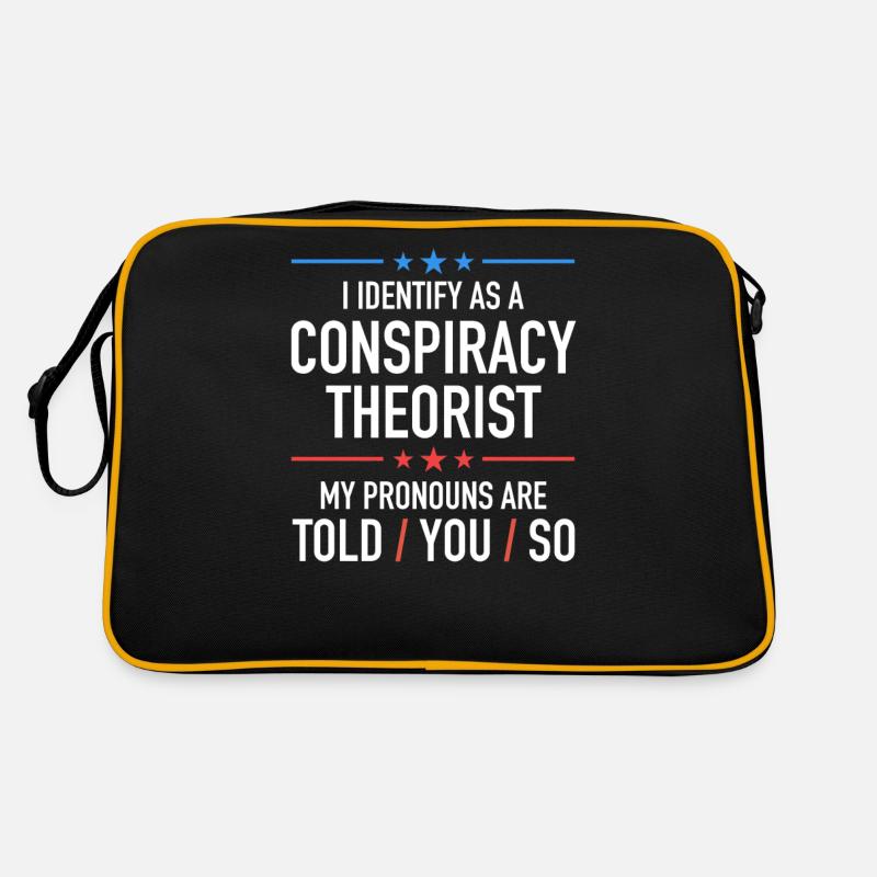 conspiracy theorist conspiracy theory Retro Bag