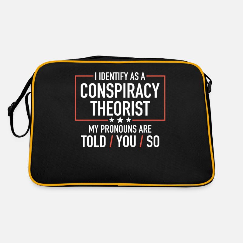 conspiracy theorist conspiracy theory Retro Bag