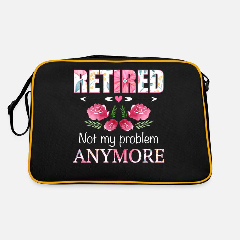 Rentner Ruhestand Rente Pensionierung Retro Tasche