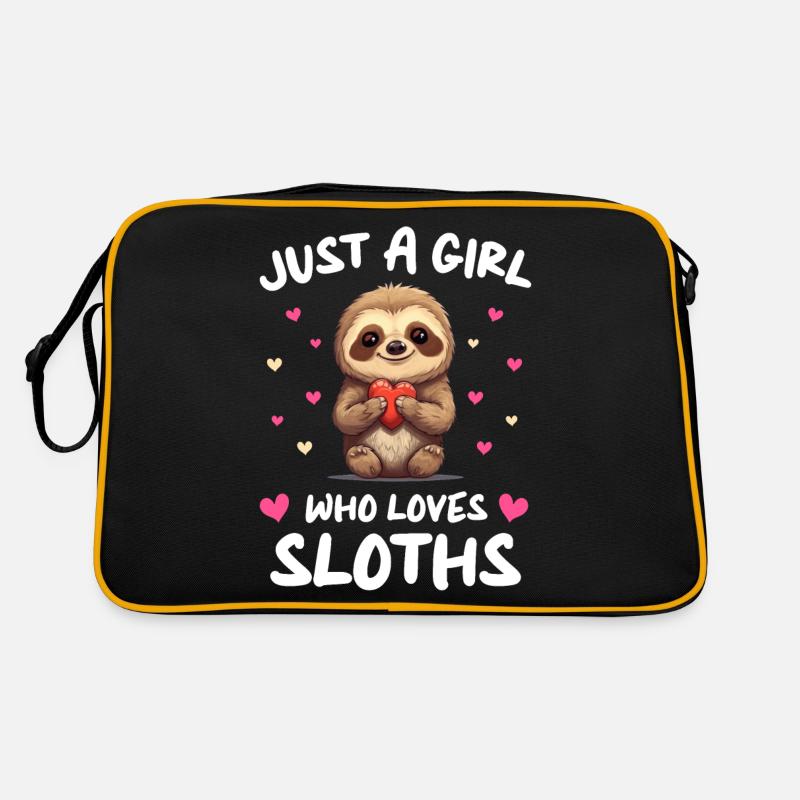 Sloth Sloths Sleep Lazy Retro Bag