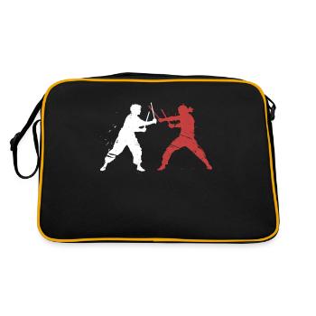 Eskrima Escrima Combattant d’arts martiaux philippins FMA - Sac Retro - noir/or - Dos