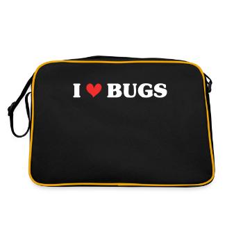Biologie de l’entomologiste des insectes - Sac Retro - noir/or - Dos