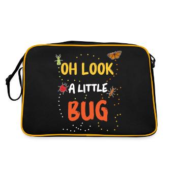Biologie de l’entomologiste des insectes - Sac Retro - noir/or - Dos