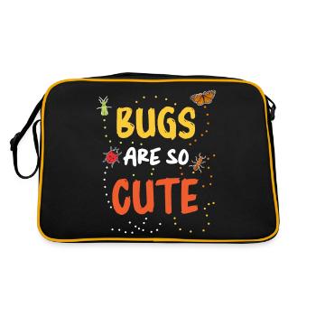 Biologie de l’entomologiste des insectes - Sac Retro - noir/or - Dos
