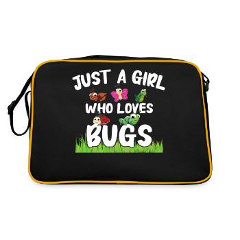 Biologie de l’entomologiste des insectes - Sac Retro - noir/or - Dos