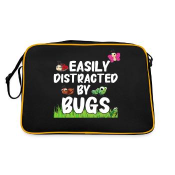 Biologie de l’entomologiste des insectes - Sac Retro - noir/or - Dos
