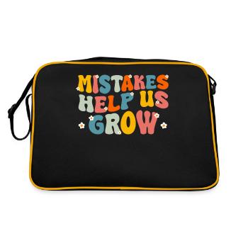 Teacher School Teacher Teacher Teacher - Retro Bag - black/gold - Back