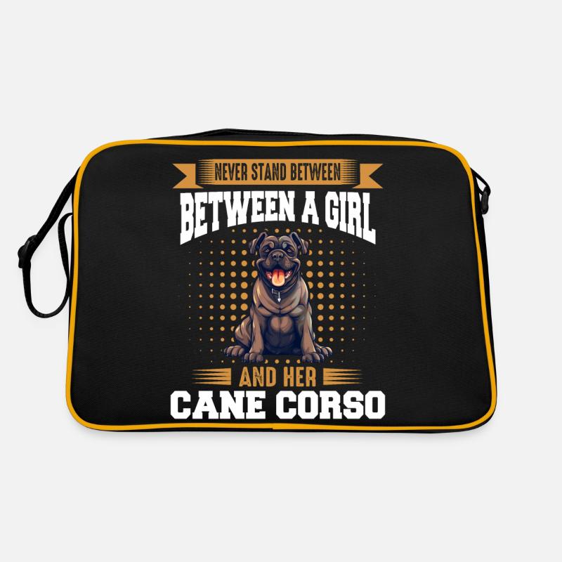 Cane Corso Hund Retro Tasche