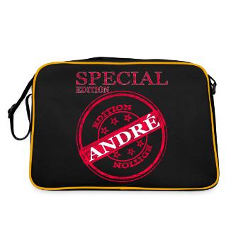 Je m’appelle André Je m’appelle André King André Gift - Sac Retro - noir/or - Dos