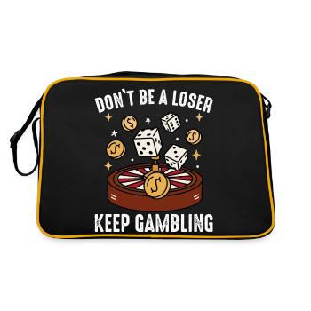 Casino Jeux de hasard Casino Las Vegas Joueurs - Sac Retro - noir/or - Dos