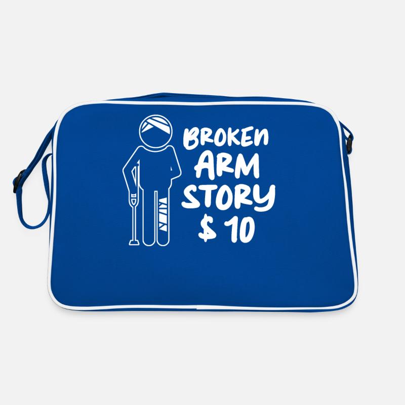 Get Well Soon Broken Arm Broken Bone Retro Bag