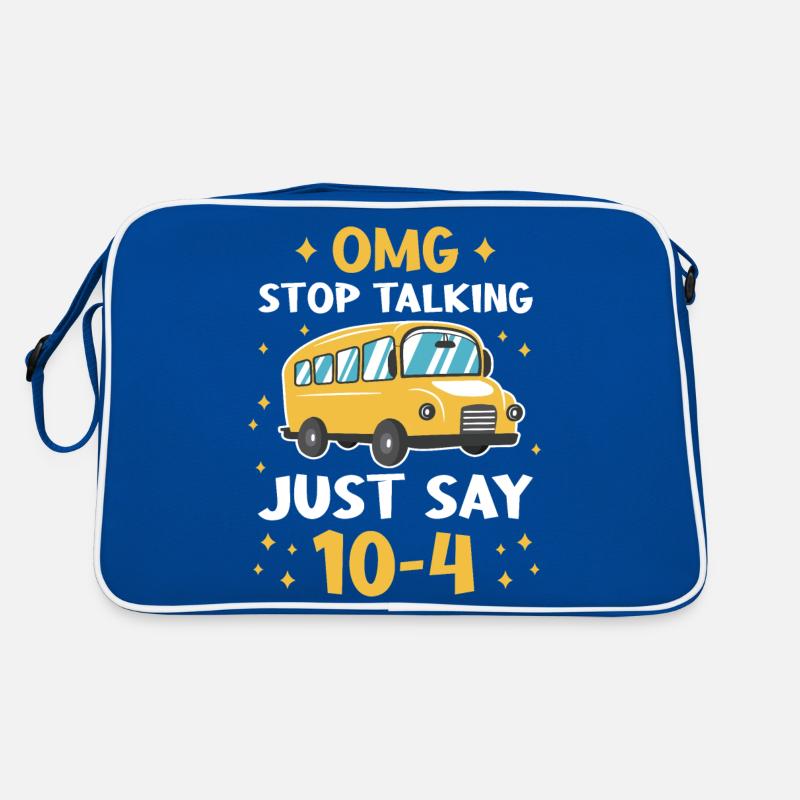 Bus Bus Driver School Bus Retro Bag