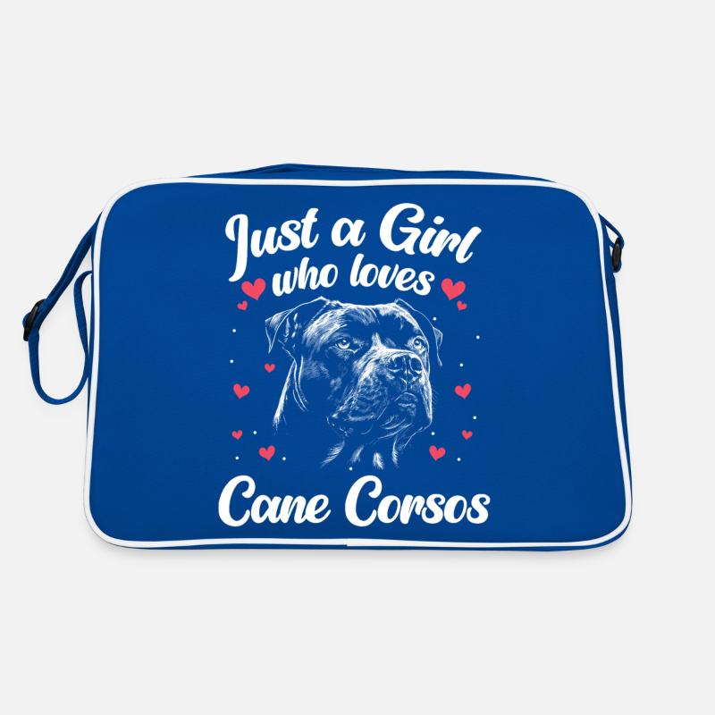 Cane Corso Hund Retro Tasche