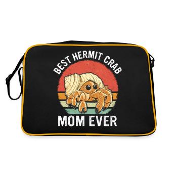 Crab Hermit Crab Crab - Retro Bag - black/gold - Back