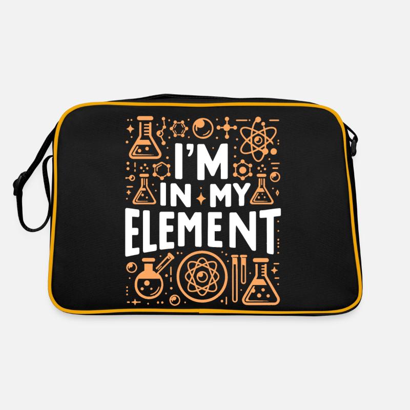 Chimiste Chimie Science Atome Molécule Sac Retro