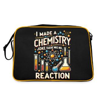 Chimiste Chimie Science Atome Molécule - Sac Retro - noir/or - Dos