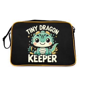Lézard Reptiles Lézards Animal - Sac Retro - noir/or - Dos