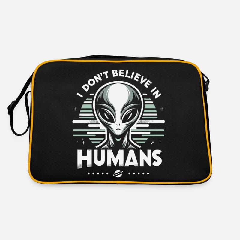 Alien UFO Aliens Außerirdischer Sac Retro