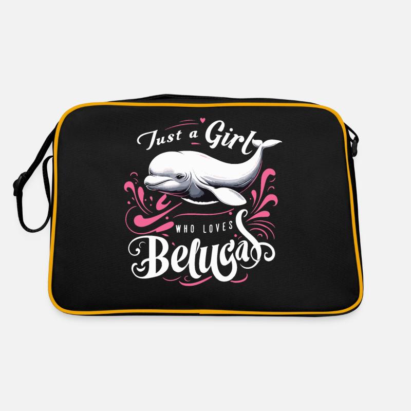 Béluga Béluga Océan Bélugas Baleines Sac Retro