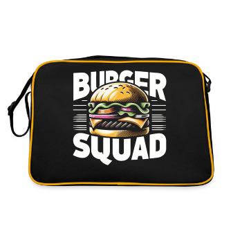 Burger Restauration rapide Hamburger Cheesburger Burgers - Sac Retro - noir/or - Dos