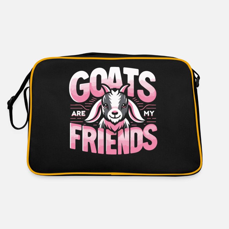 Goat Goat Animal Goat Retro Bag