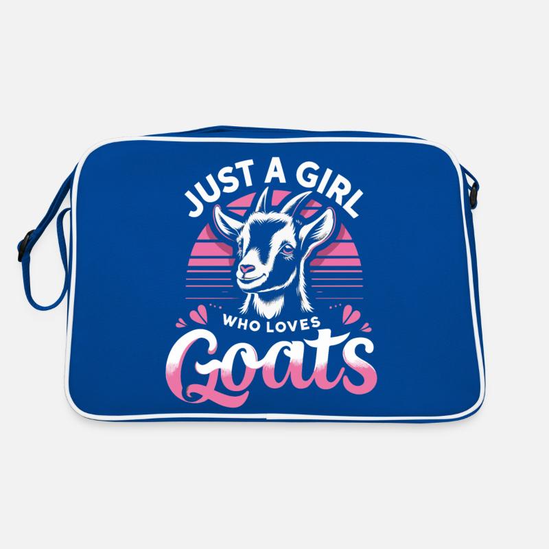 Goat Goat Animal Goat Retro Bag