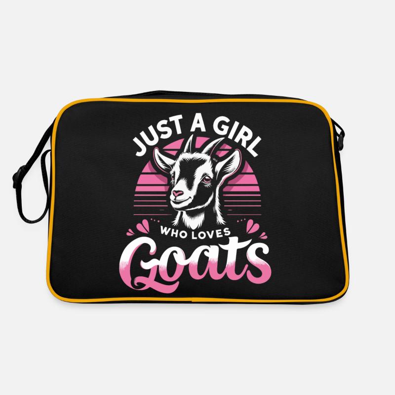 Goat Goat Animal Goat Retro Bag