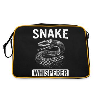 Serpent, Serpent, Animal - Sac Retro - noir/or - Dos
