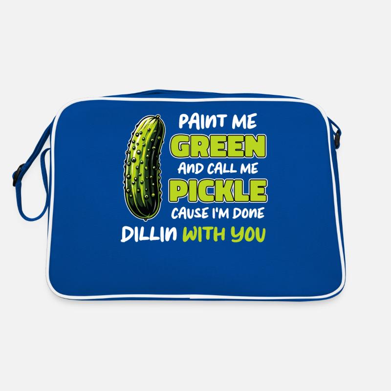 Concombre, Cornichon, Cornichon, Aneth alimentaire Sac Retro
