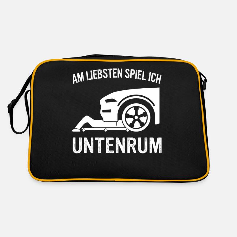 Mechanic Mechanic Workshop Car Mechanic Retro Bag