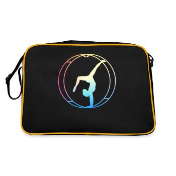Rhönrad Gymnastics Rhönräder Wheel - Retro Bag - black/gold - Back
