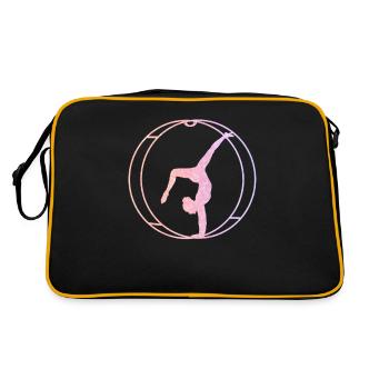Rhönrad Gymnastics Rhönräder Wheel - Retro Bag - black/gold - Back