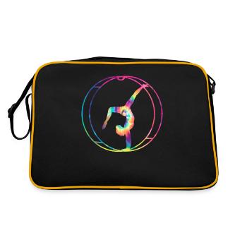 Rhönrad Gymnastics Rhönräder Wheel - Retro Bag - black/gold - Back