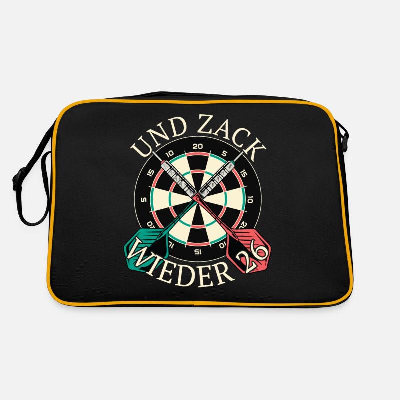 Fléchettes Fléchettes Joueur de fléchettes Fléchettes Sport Sac Retro