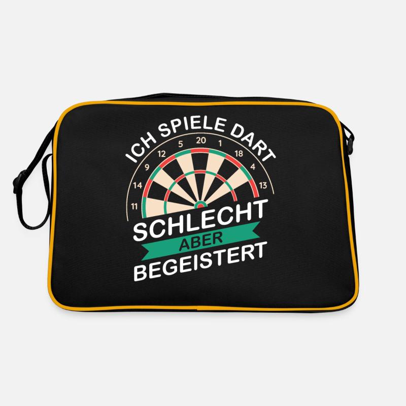 Fléchettes Fléchettes Joueur de fléchettes Fléchettes Sport Sac Retro