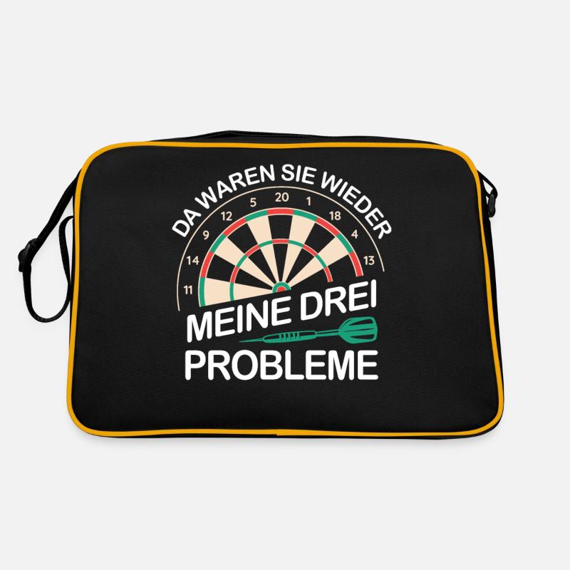 Fléchettes Fléchettes Joueur de fléchettes Fléchettes Sport Sac Retro