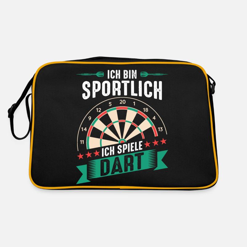 Fléchettes Fléchettes Joueur de fléchettes Fléchettes Sport Sac Retro