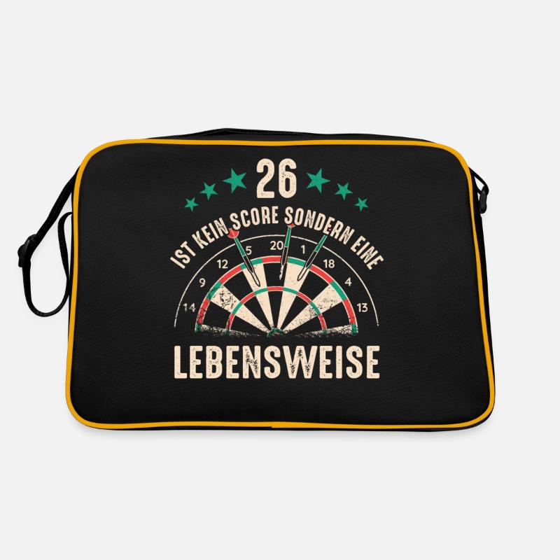 Fléchettes Fléchettes Joueur de fléchettes Fléchettes Sport Sac Retro