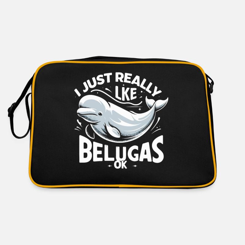 Béluga Béluga Océan Bélugas Baleines Sac Retro