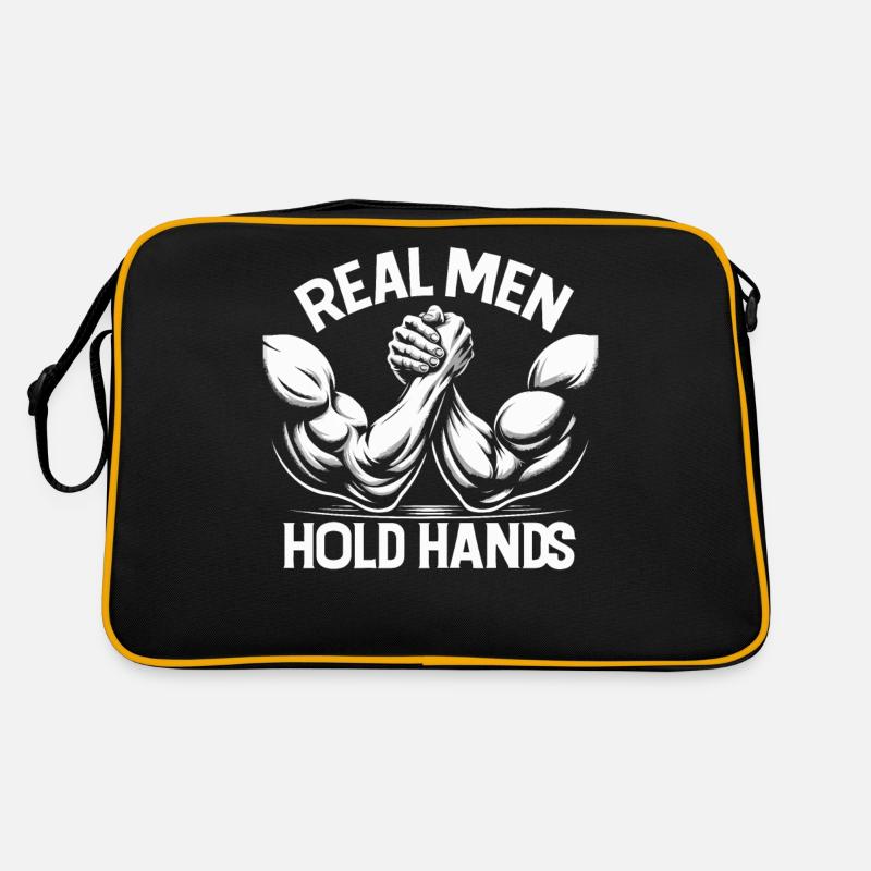 Bras de fer Bras de fer Lutteur Muscles Sac Retro
