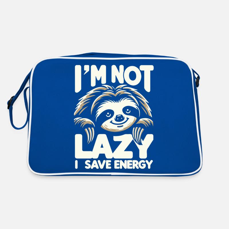 Sloth Sloths Sleep Lazy Retro Bag