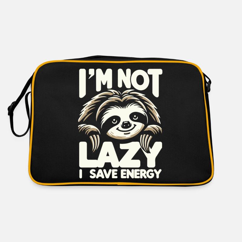 Sloth Sloths Sleep Lazy Retro Bag