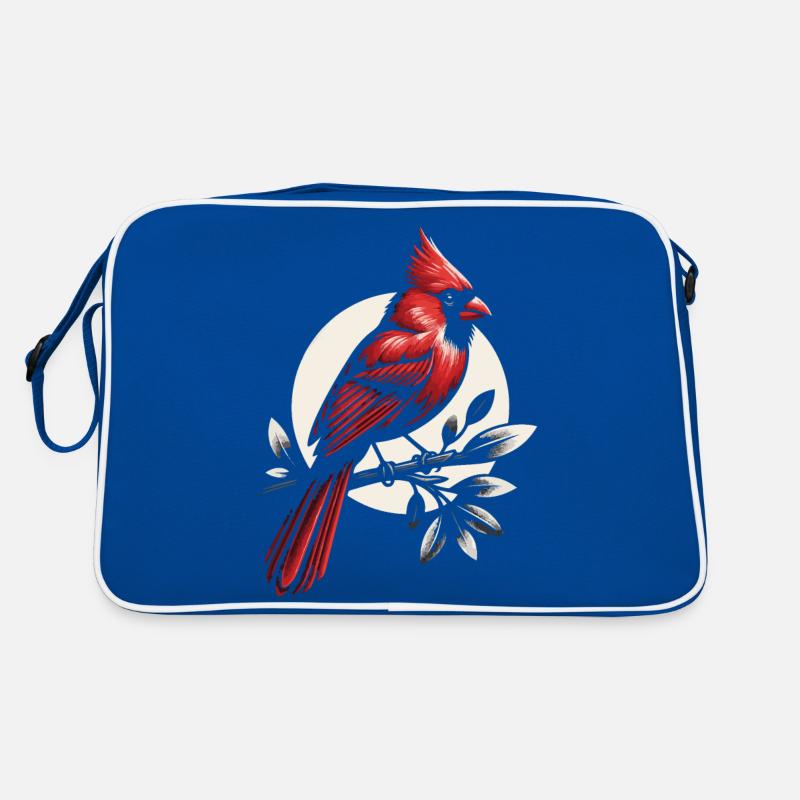 Kardinal Rotkardinal Vogel Roter Kardinal Retro Tasche